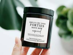 Funny 50Th Birthday Gift For Woman Friend Sister Colleague - Personalized Her Fifty Candle Forties Expired 1974 - thumbnail 1