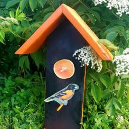Oriole Bird Feeder, Bird Watching, Hanging Oriole Double Sided Orange Feeder - thumbnail 4