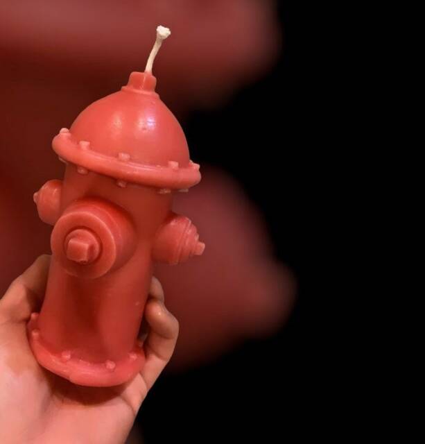 Fire Hydrant Candles/Candle/Figure/Sculpture/Candle 3D/Unique/Gift/Home Decor/Art Design/Design Candle/Fashionable Candle/Art/Deco/ - image 1