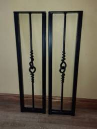 Table Legs Steel Console Set Of 2 Industrial Hallway Breakfast Bar Home Decor Scandinavian Style Various Sizes Twisted Metal Black Cttw - thumbnail 2