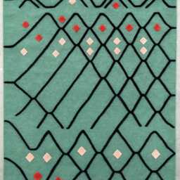 Handwoven Wool Kilim Rug - thumbnail 4