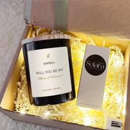 Personalised Maid Of Honour Proposal Candle Gift, Will You Be My Honor Custom Moh - thumbnail 4