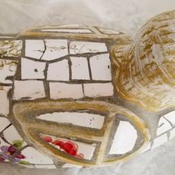 Mosaic Goose Duck Decoy Statue Decoy-Bt - thumbnail 4