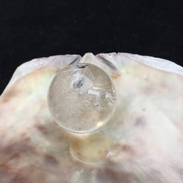 Palm Size Beauty Polished Quartz Crystal Sphere - 1-3 - image 1