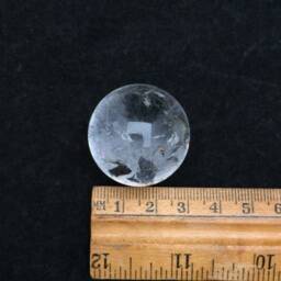 Palm Size Beauty Polished Quartz Crystal Sphere - 1-3 - thumbnail 2