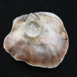 Palm Size Beauty Polished Quartz Crystal Sphere - 1-3 - thumbnail 4
