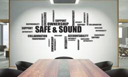 Teamwork Quote Wall Decal Office Decor, Motivational Art 1757Re - thumbnail 1