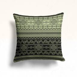Ethnic Pillow Cover, Geometric Cushion Case, Traditional Farmhouse Living Room Decoration, Aztec Southwestern Decor - thumbnail 3