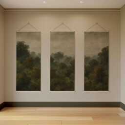 Dark Forest Tapestry - Wall Hanging Unique Art - thumbnail 2