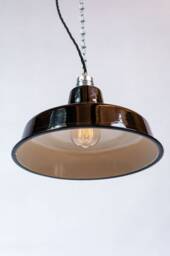 B-Grade Factory Lamp 31cm Enamel Black - thumbnail 3