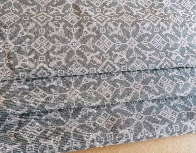 Grey & White Fabric To Be Made Into A Roman Blind Up 146cm Wide X 158cm Drop - image 1
