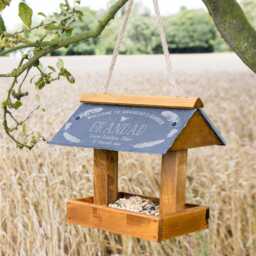 Personalised Bird Feeder Slate Hanging - thumbnail 2