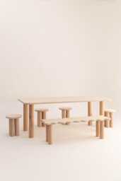 Natural Sequoia Dining Table