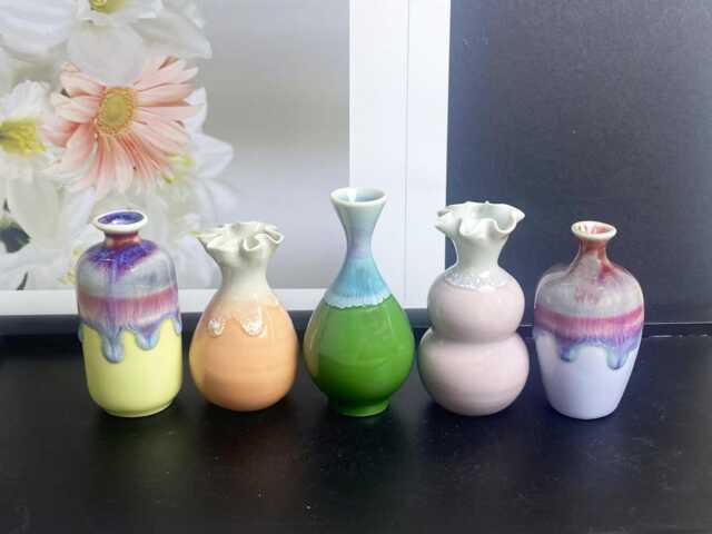 Unique Miniature Vase Desk Decor Gifts For Mom, Cute Mini Mommy Pot Handmade Tiny Pottery, Keepsake Small Flower Gift Her - image 1
