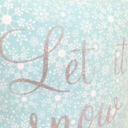 Snowflake Throw Pillow~Let It Snow Christmas Cushion~Turquoise Pillow~Winter Decor~Seasonal Decor~Livingroom Decoration~Snowflake White - thumbnail 3