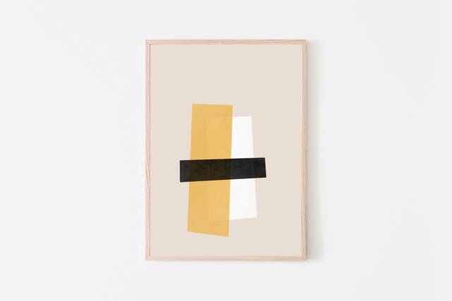 Tamago Nigiri Art, Japanese Omelette Modern Sushi Giclee Print, Fine Art Paper Home & Kitchen Decor For The Food Lover - image 1