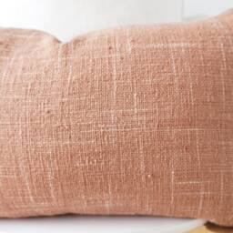 Brown Tribal Hemp Hand Woven Natural Dye Color Pillow Cover - thumbnail 2