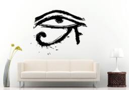 Egyptian Ancient Eye Of Horus Wall Decal Vinyl Sticker Mural Room Decor L937 - thumbnail 1