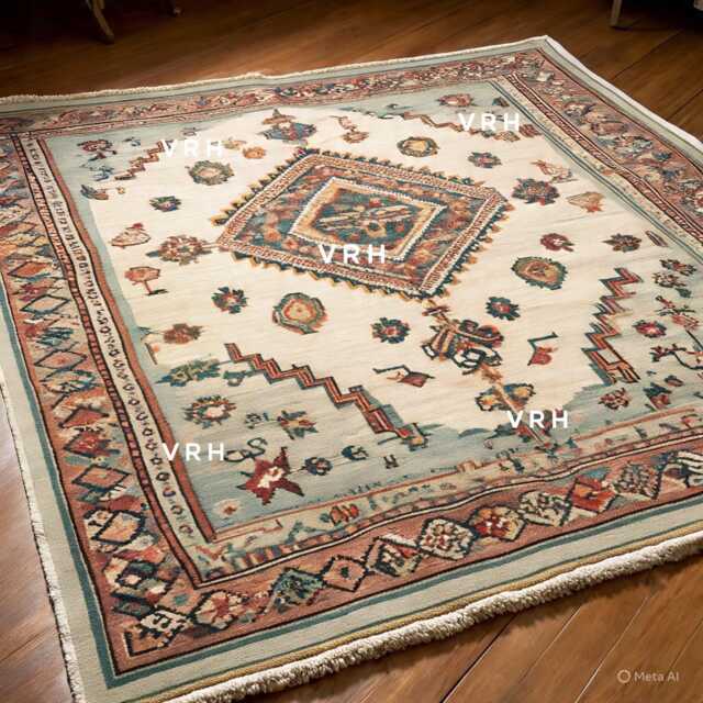 Hand Knotted Wool Rug, Multi Pink Oushak Style, Contemporary Floral Design - image 1