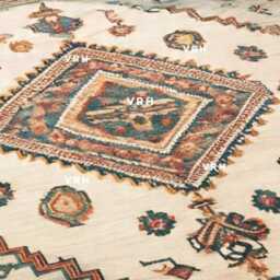 Hand Knotted Wool Rug, Multi Pink Oushak Style, Contemporary Floral Design - thumbnail 3
