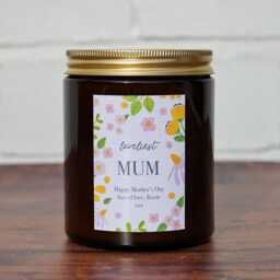 Personalised Loveliest Mum Mother's Day Candle Gift For Her Nanny Grandmother Birthday