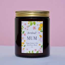 Personalised Loveliest Mum Mother's Day Candle Gift For Her Nanny Grandmother Birthday - thumbnail 2