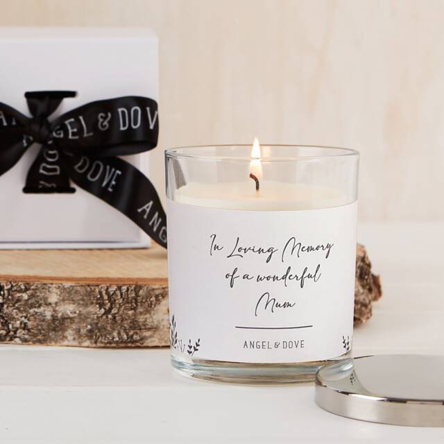 Remembrance Candle - in Loving Memory Of Mum, Sympathy Gift - image 1
