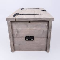 storage Bench Blanket Box Rustic Chest - Rosemary By Dab Chic & Vintage Kids Wooden Toy Shabby - thumbnail 3