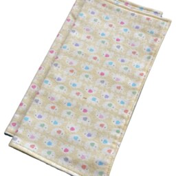 Mini Elephants Lovey Blanket Soft Cotton Flannel Security Blanket For Baby Shower - thumbnail 2
