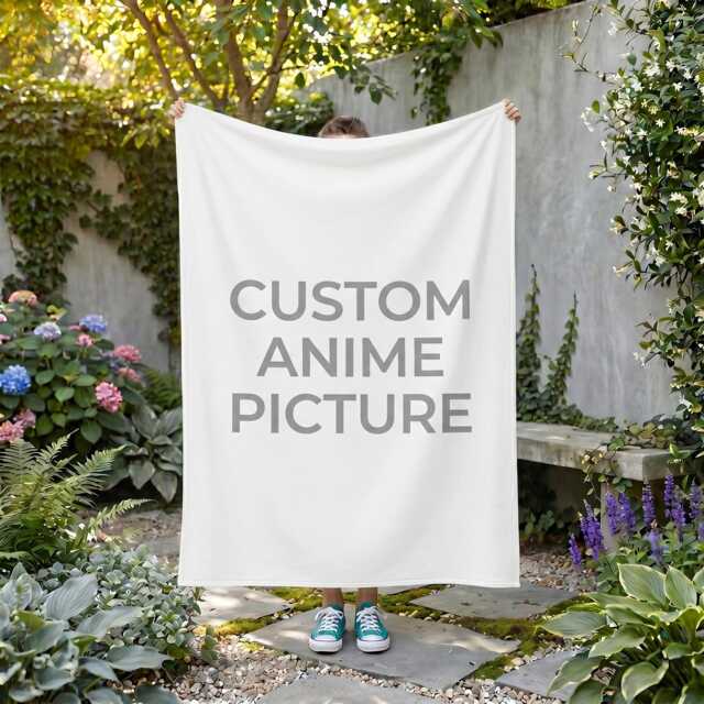 Custom Anime Blanket, Gifts, Merch, Cute Gift, Kawaii Kids Blanket, Adult Blanket - image 1