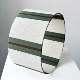 Handmade Yarn-Wrapped Drum Lampshade Minimalist Table/Floor Lamp Lighting