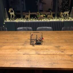 Large Reclaimed Wood Dining Table - Industrial Style, Bespoke Design - thumbnail 2