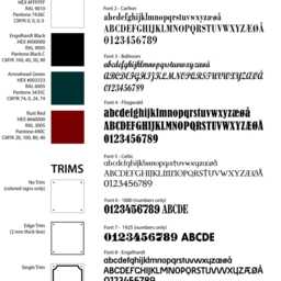 "Custom Enamel House Number, 8 1/4"" X 2 3/4" - thumbnail 2