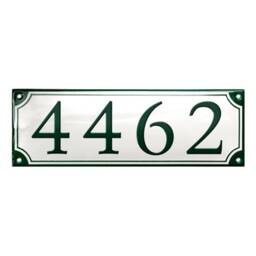 "Custom Enamel House Number, 8 1/4"" X 2 3/4" - thumbnail 4