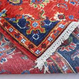 4x6 Red Bijdar Rug, Fine Quality Afghan Hand Knotted Wool Rug, Tribal Oriental Natural Veg Dyes Rug For Living Room, Bedroom - thumbnail 4