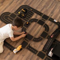 Personalized Wooden Car Road Puzzle Eco-Friendly Montessori Toy - thumbnail 1