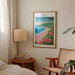 Bali Poster, Indonesia Wall Art, Tropical Paradise Print, Beach Southeast Asia Travel Decor - thumbnail 3