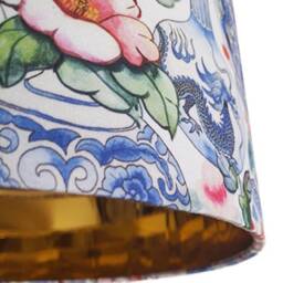 Oriental Vases Lamp Shade With Mirror Gold Lining, Decor - thumbnail 3