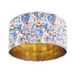 Oriental Vases Lamp Shade With Mirror Gold Lining, Decor - thumbnail 2