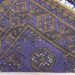 2'7x9'5 Ft Purple Runner Rug, Afghan Hand Knotted Veg Dyes Wool Tribal Turkmen Oriental Kitchen Runner, Hallway 10 Rug - thumbnail 4