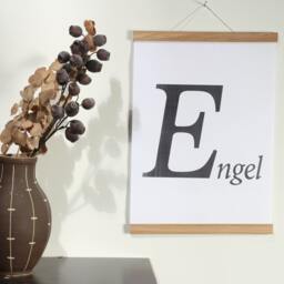 Poster Rail Din A 3 - 29.7 cm Oak - Din 0, 1, 2, 3, A4, A5, A6 Magnetic Gift With Magnets Wooden Frame Picture - thumbnail 1