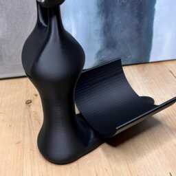 Funny Snail Toilet Paper Holder 3D Printed Whimsical Bathroom Decor - thumbnail 4