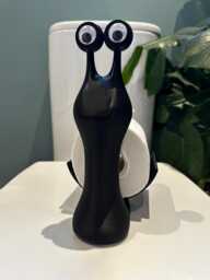 Funny Snail Toilet Paper Holder 3D Printed Whimsical Bathroom Decor