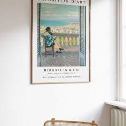 Albert Marquet Exhibition Poster, Madame Reading, French Expressionist Print, Fauvist Wall Art, Gift, A1/A2/A2/A3 - thumbnail 2