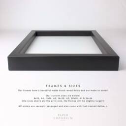 Things I Love About You - Framed Mothers Day Print, Fully Custom For Wife Or Husband, Girlfriend, Day, For Mum#146 - thumbnail 3