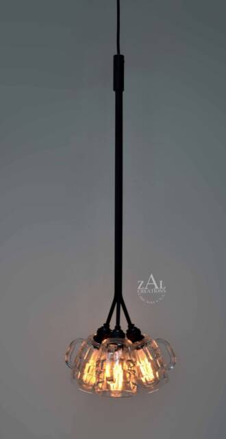 3 Beer Mug Cluster Pendant Light. Chandelier - image 1