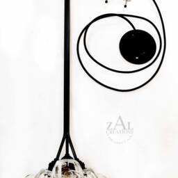 3 Beer Mug Cluster Pendant Light. Chandelier - thumbnail 4