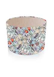 William Morris Golden Lily With Cream Interior Lampshade, Handmade Drum Lamp Shade - thumbnail 1