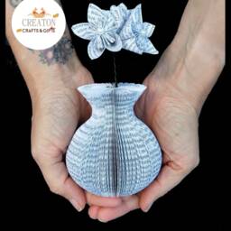 Song Lyric Vase - Personalised Wedding Vow Gift 1st Anniversary For Him Paper - thumbnail 3