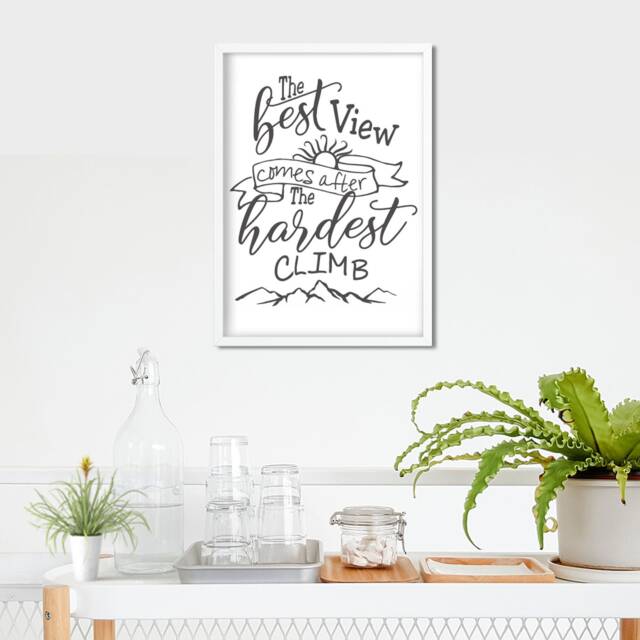 Inspirational Quote Wall Decal Rustic Farmhouse Vinyl Sticker - image 1